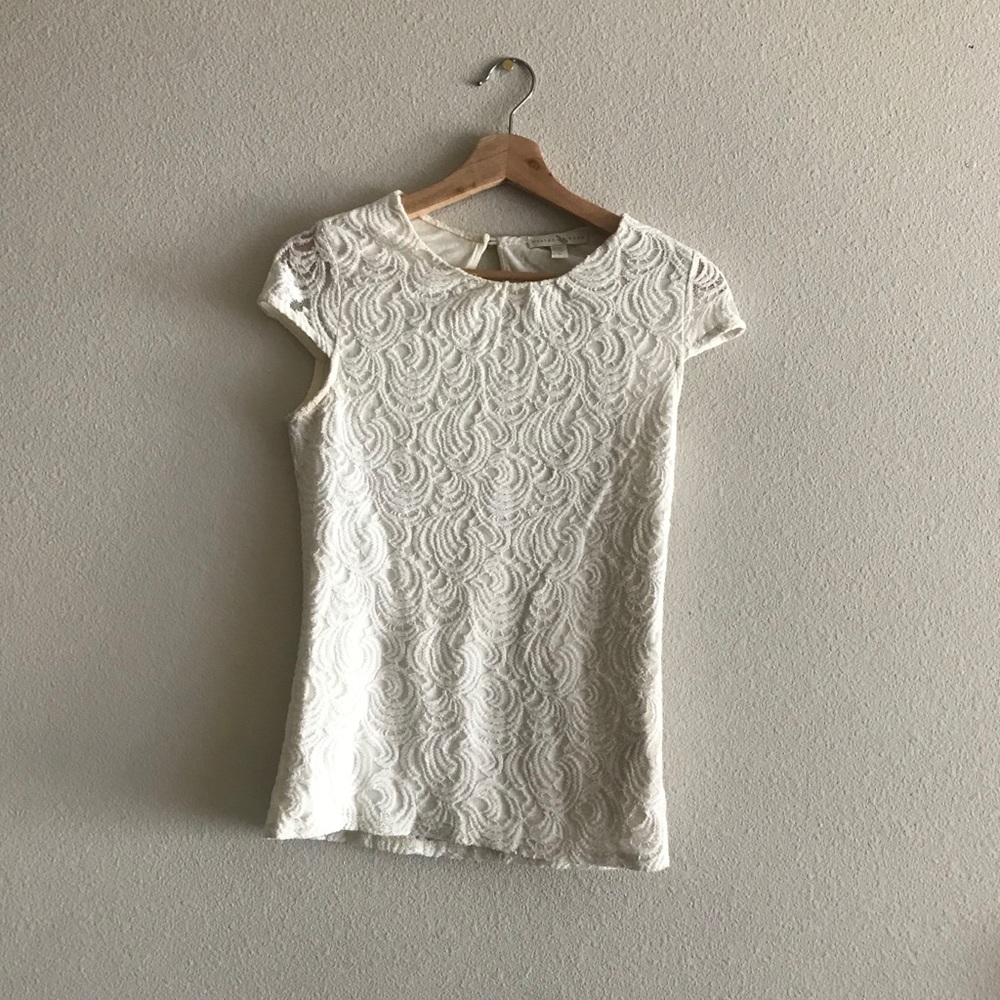 Anthropologie Weston Wear Lace Blouse